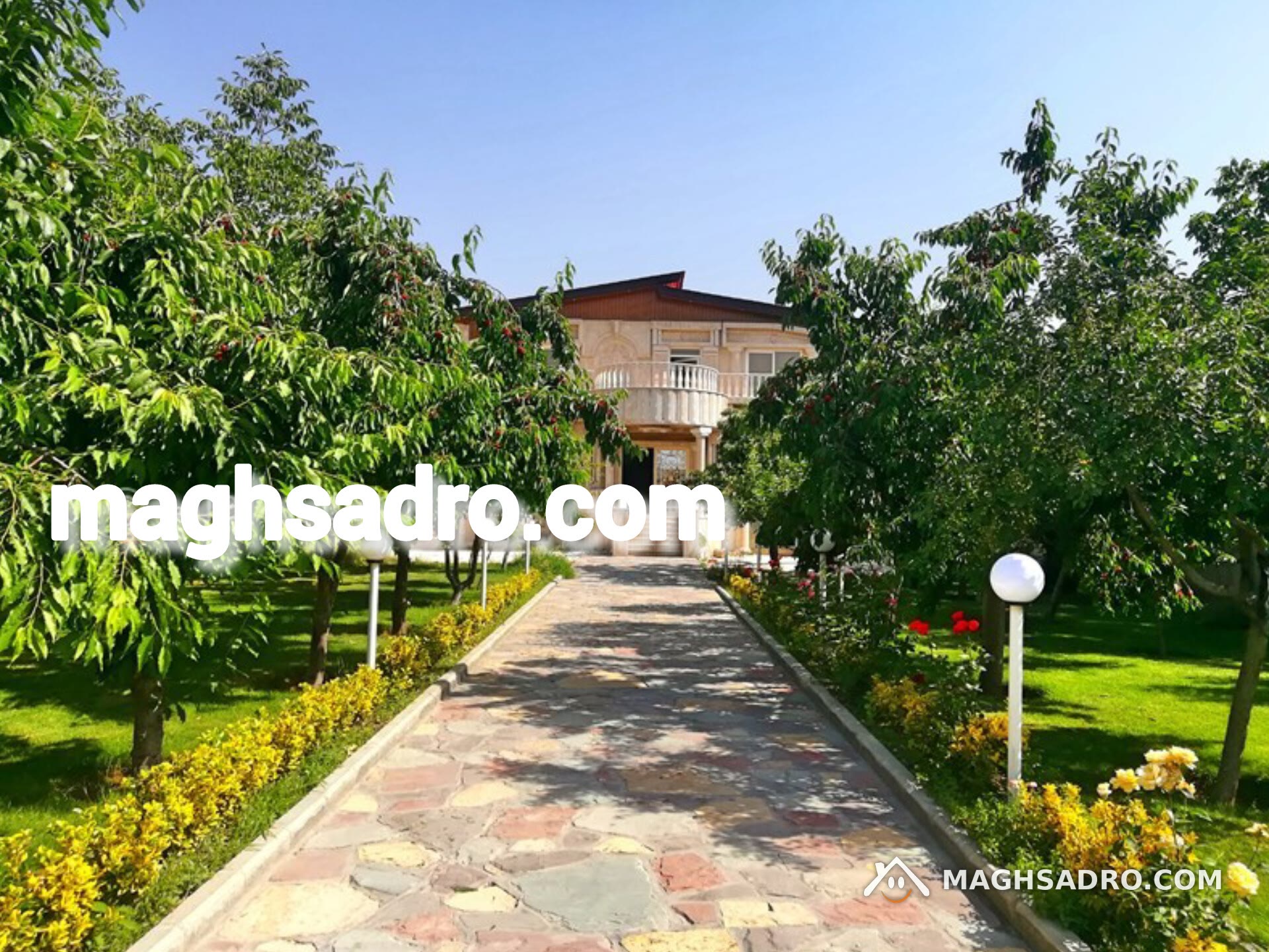 عکس ویلا با استخر و جکوزی نزدیک کردان